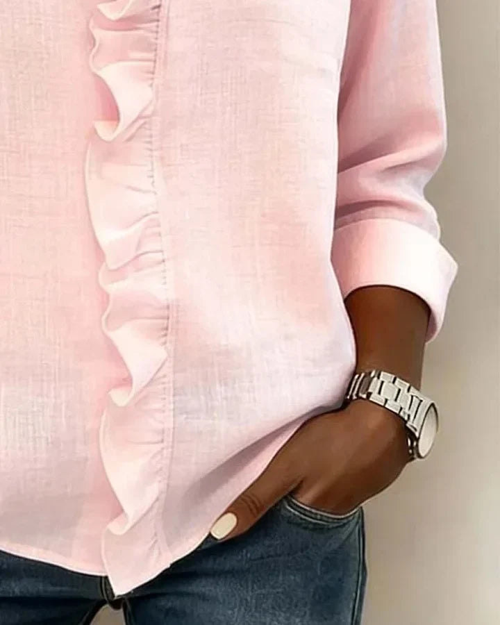 Ladies Lightweight V-Neck Blouse