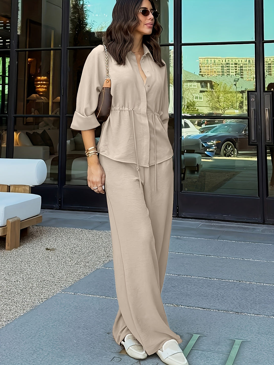 Wide-Leg Set for Women, Relaxed Style