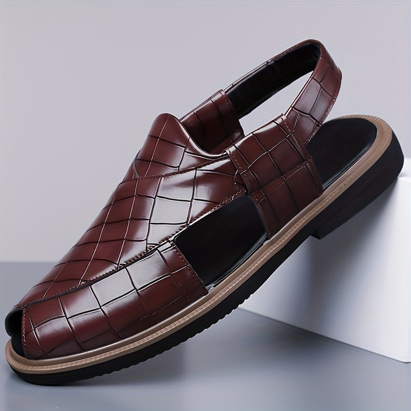 Woven-Style Comfort Sandals for Men