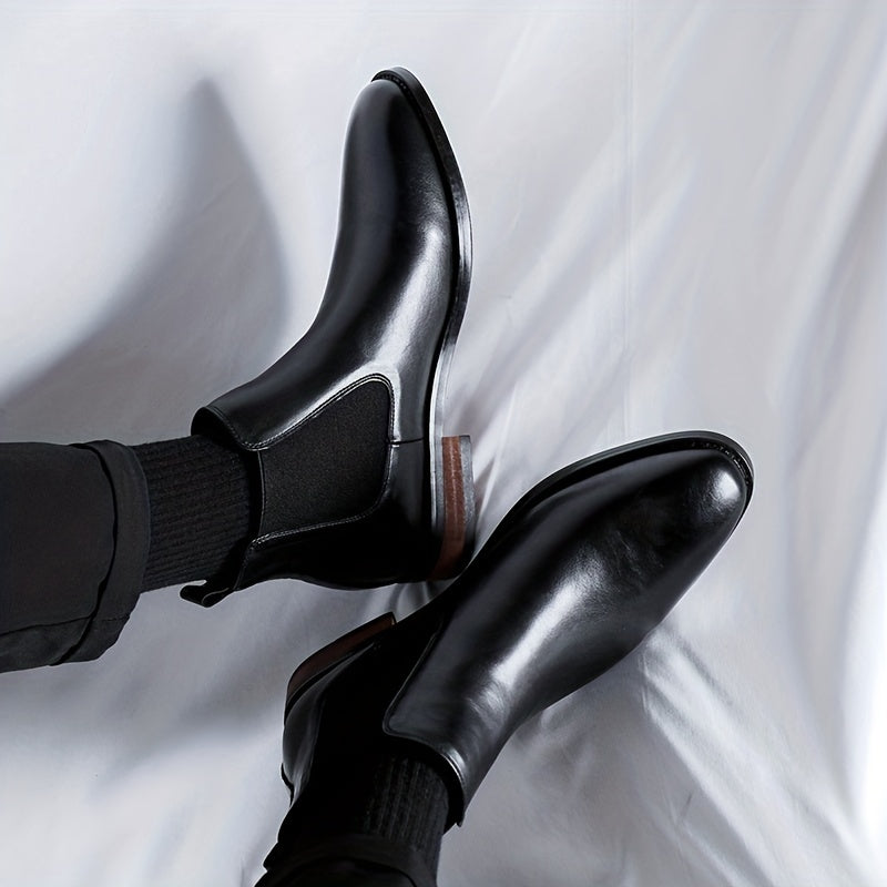 Refined Pointed-Toe Chelsea Boots for Men
