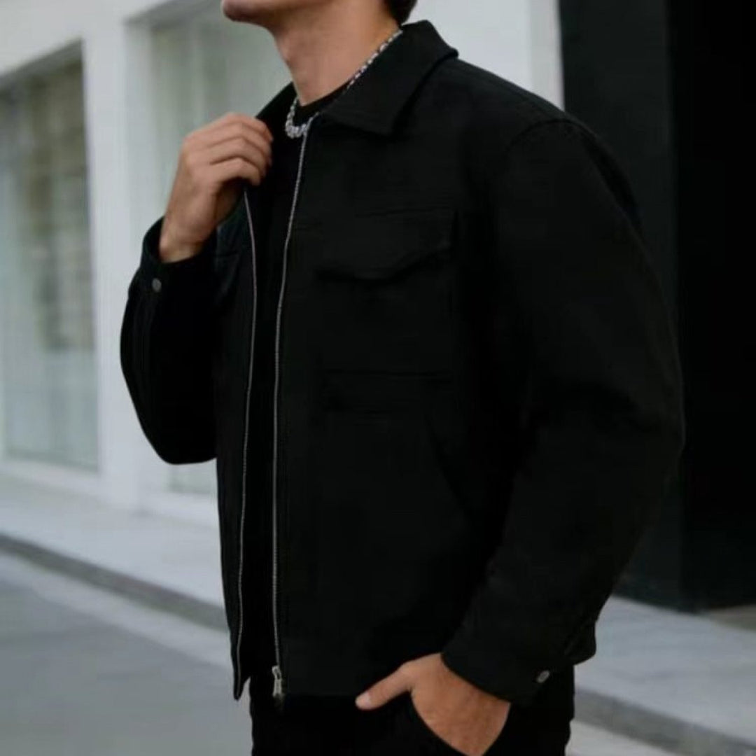 Lapel Utility Jacket, Men's Modern Fit