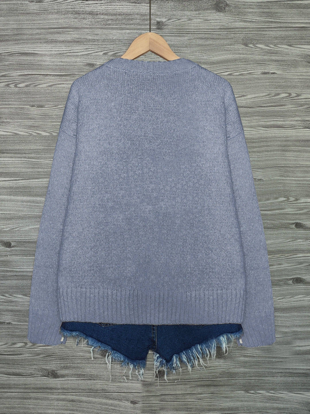Cat-Print Sweater for Women, Cozy Style