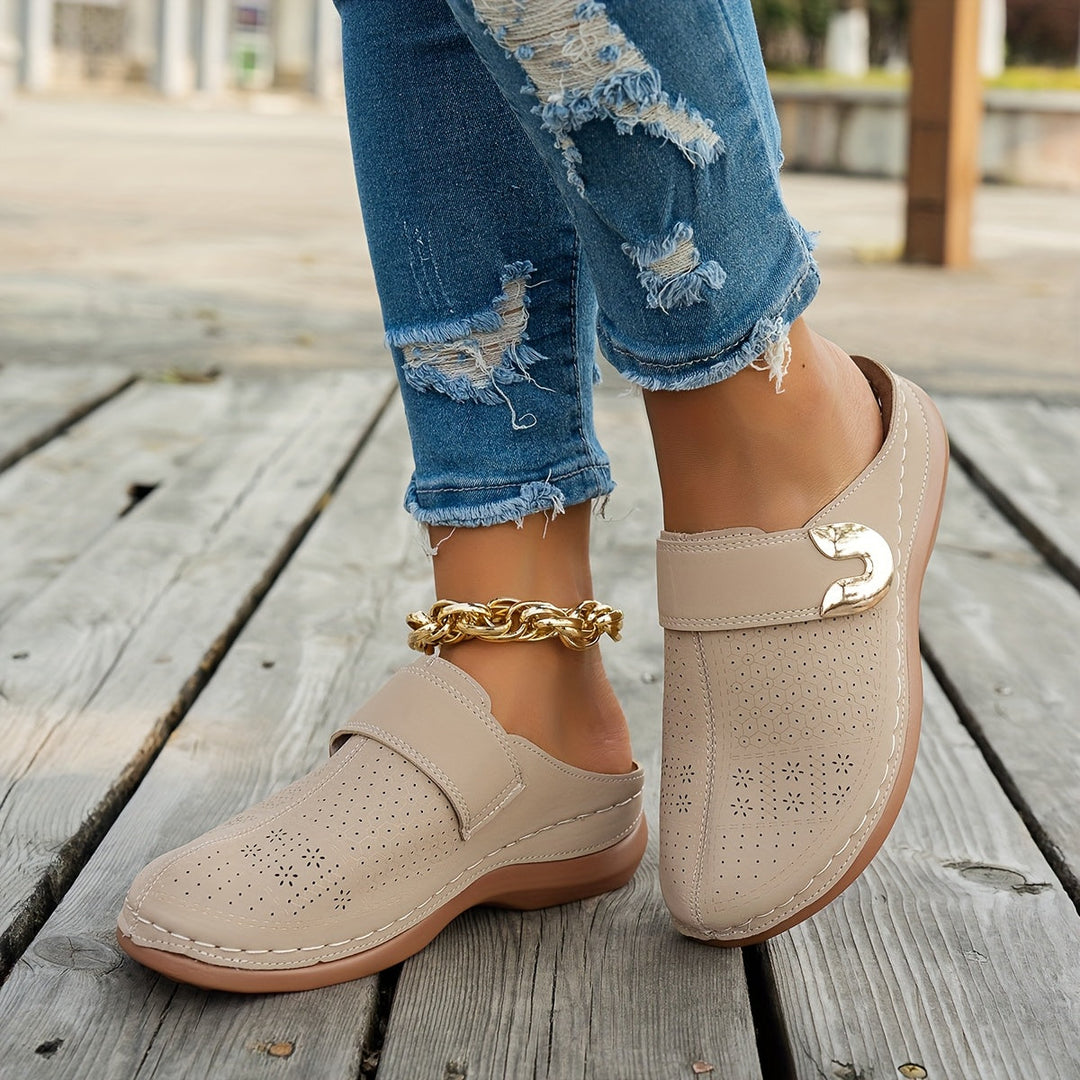 Women's Cushioned Wedge Clogs