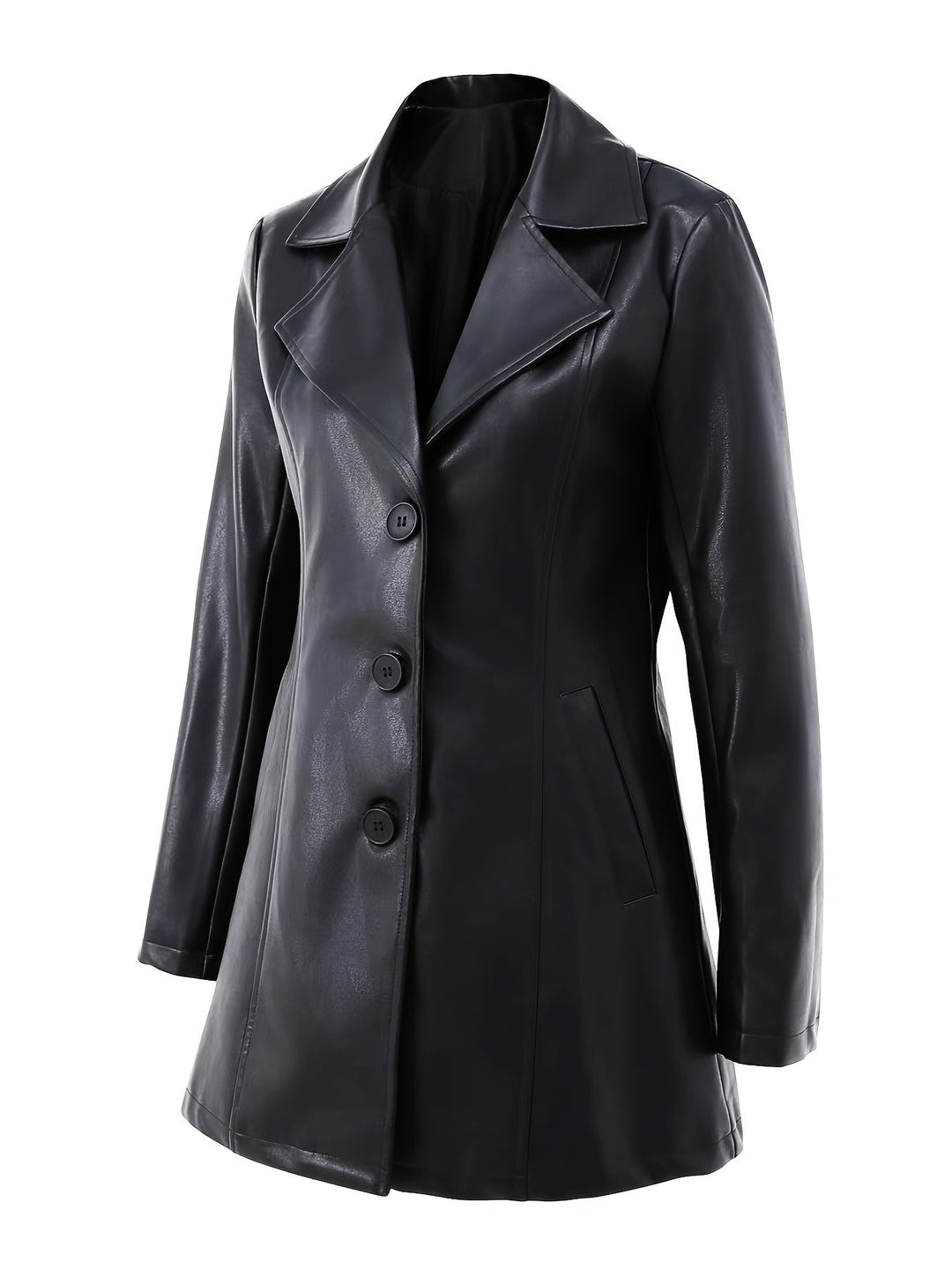 Mid-Length Coat for Women, Tailored Style