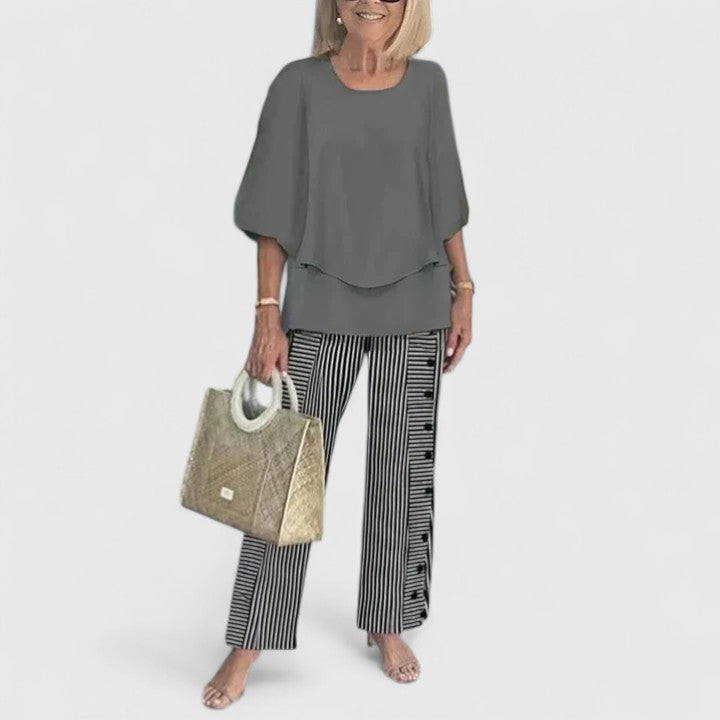 Sophisticated Loose Two-Piece Set for Women