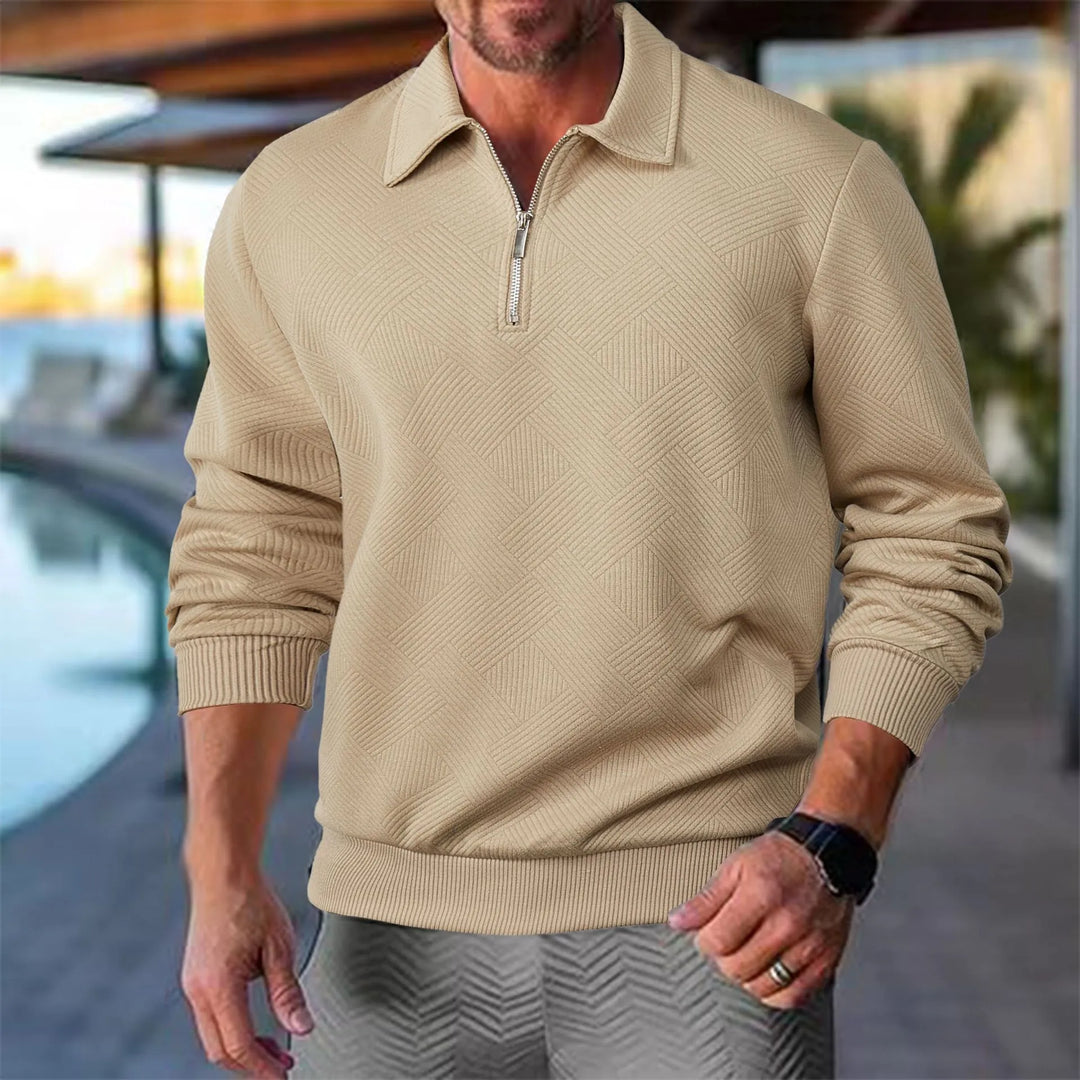 Half-Zip Pullover, Men's Textured Fit