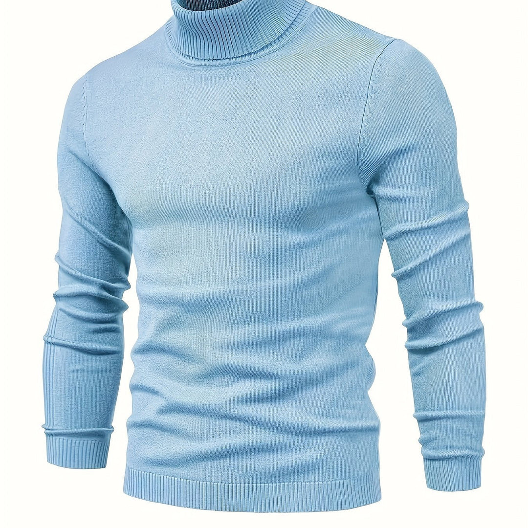 Men's Classic Mock-Neck Sweater