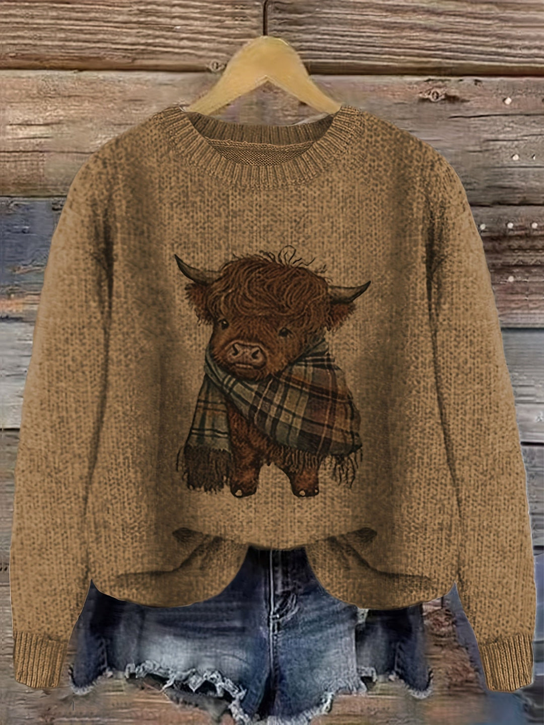 Crewneck Sweater for Women, Cozy Style