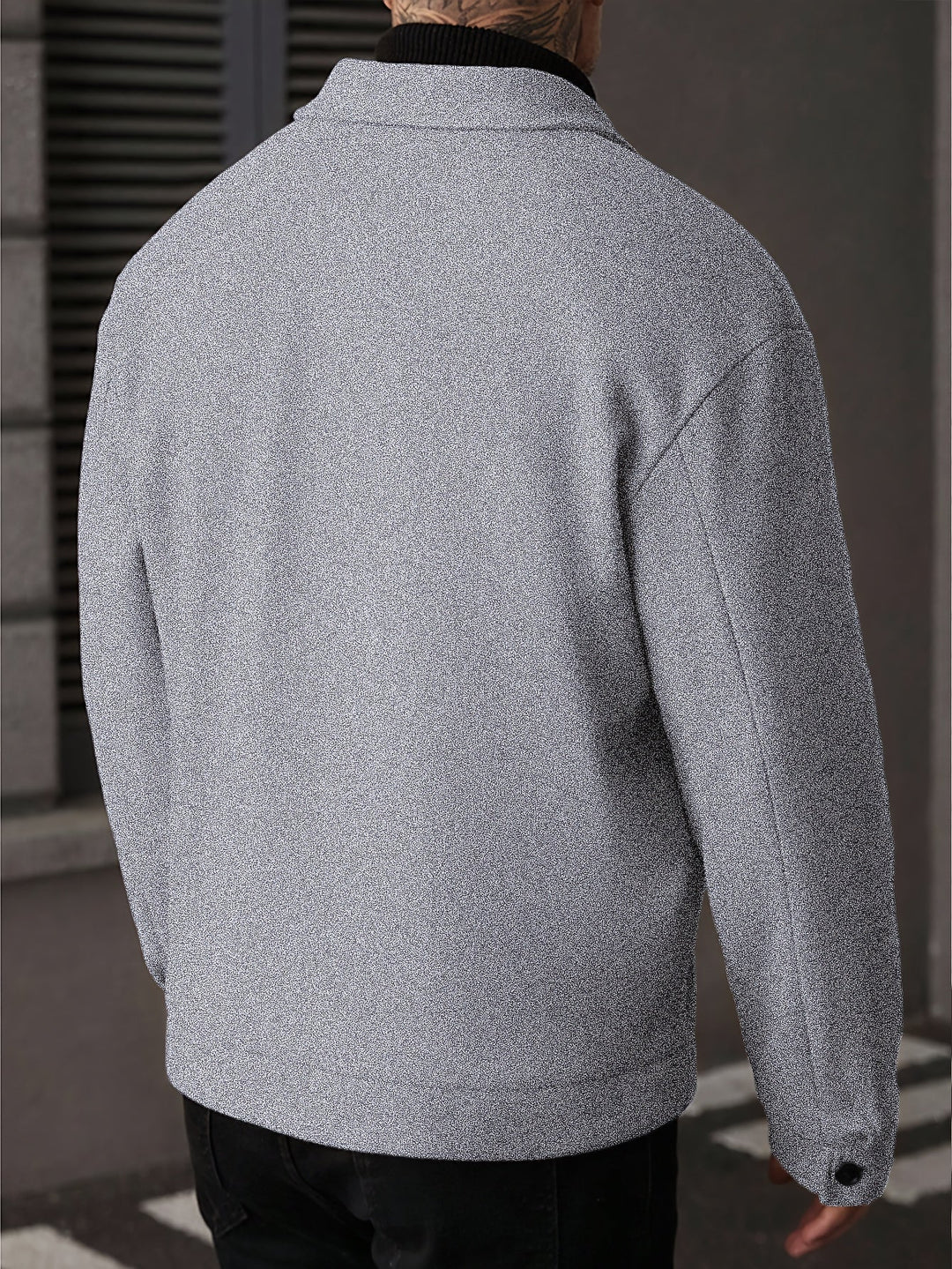 Structured Utility Jacket for Men