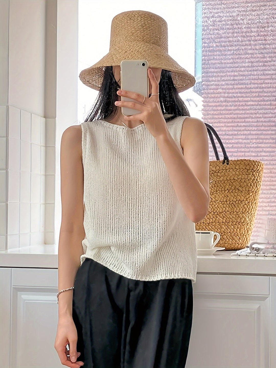 Sleeveless Top for Women, Relaxed Style