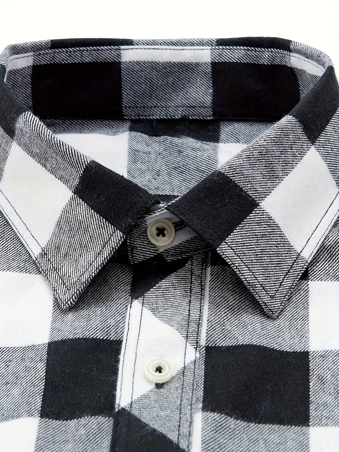 Checked Flannel Shirt for Men, Classic Style