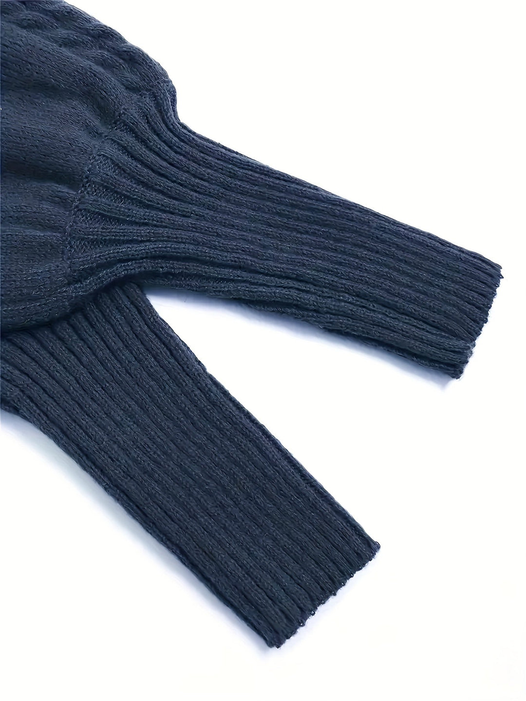 Half-Collar Sweater for Women, Textured Style