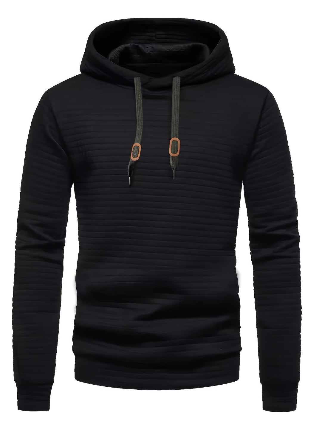 Hooded Sweatshirt for Men, Textured Style