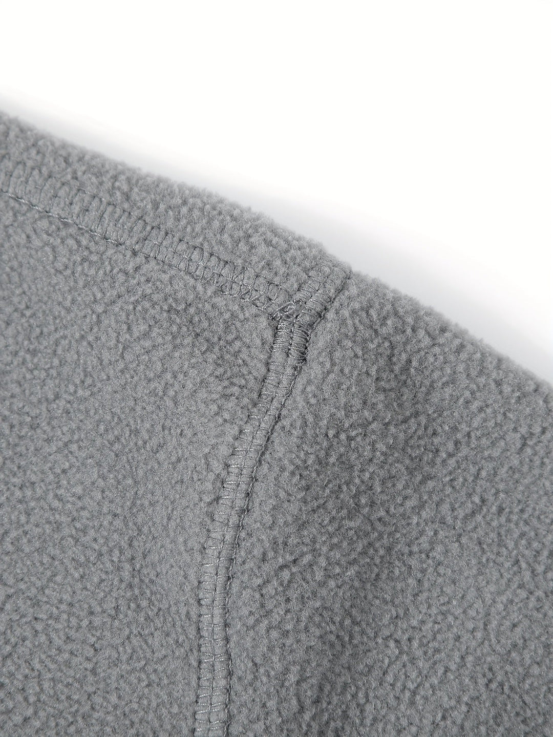 Half-Zip Stand-Collar Pullover for Men, Plus Size
