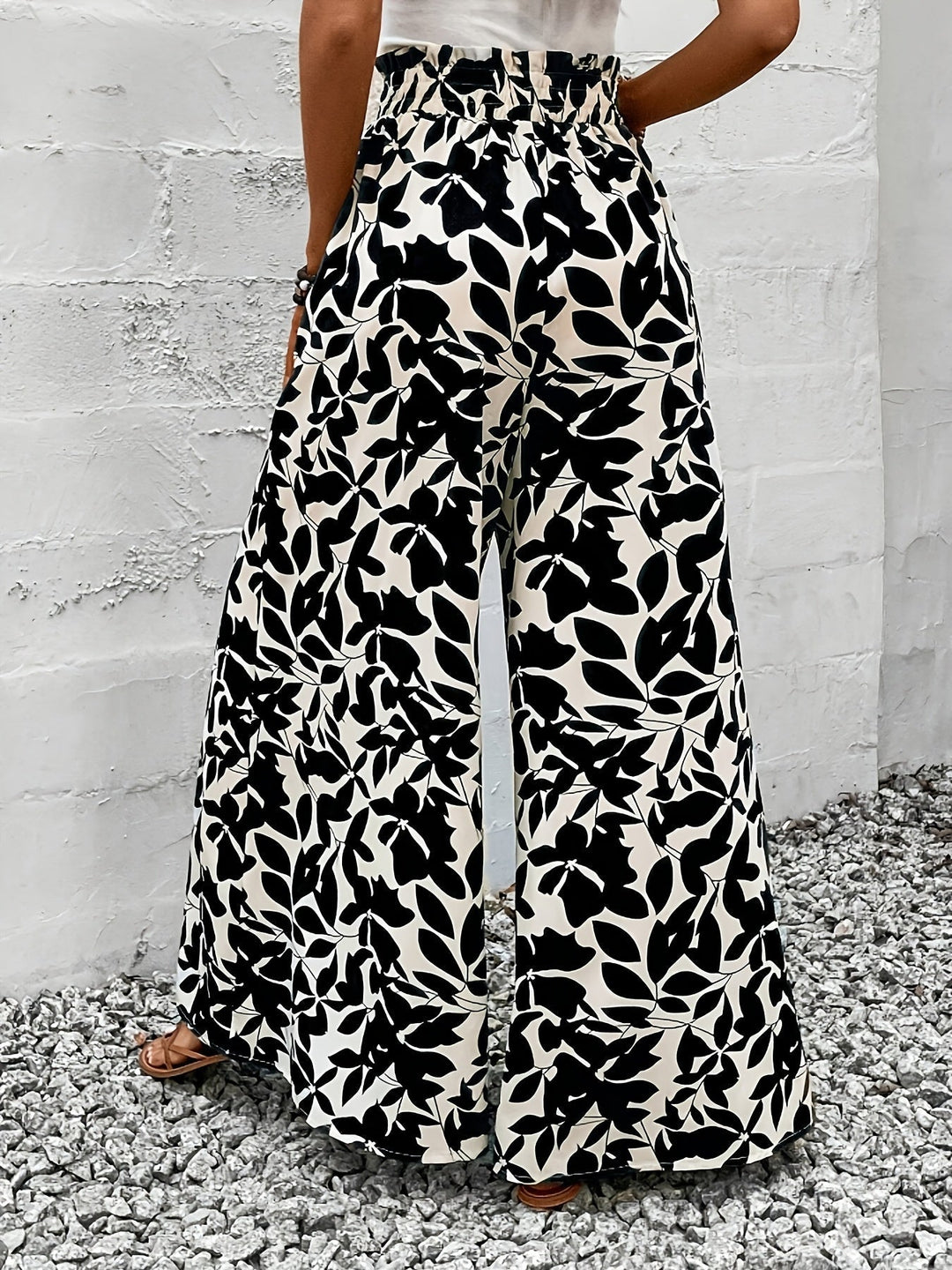 Flowing Wide-Leg Trousers for Women