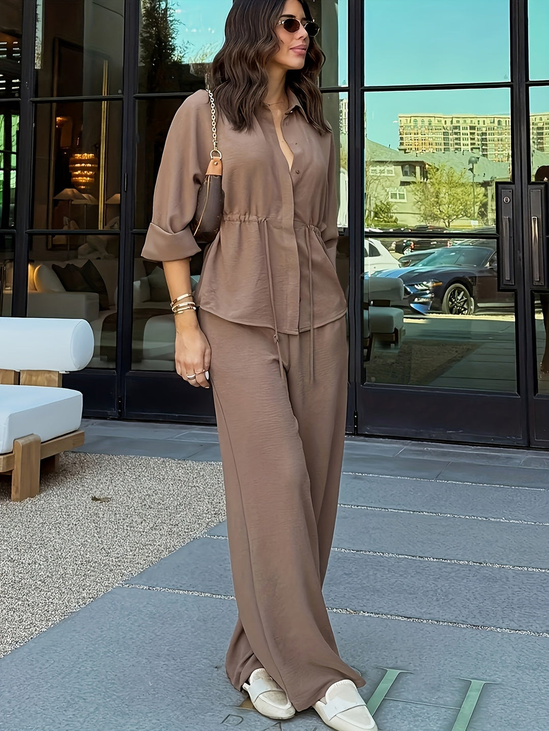 Wide-Leg Set for Women, Relaxed Style
