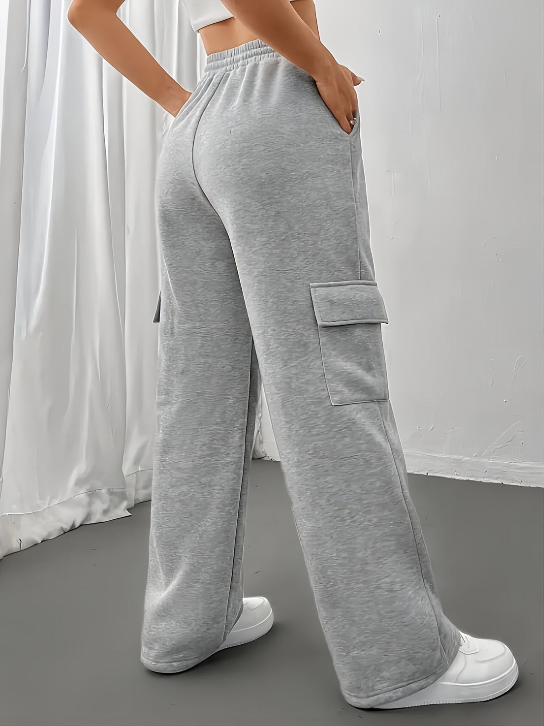 Ladies Relaxed Cargo Joggers