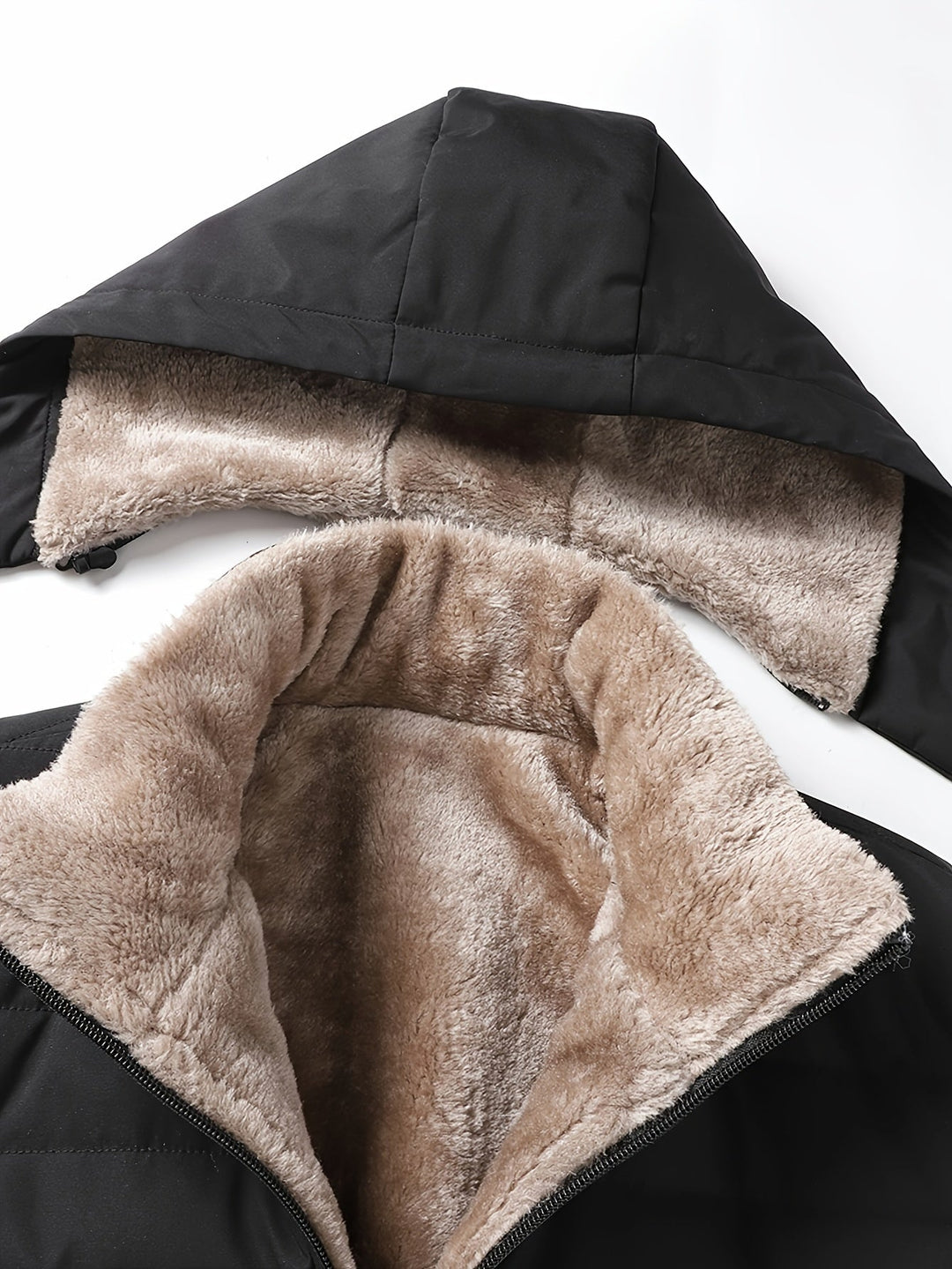 Hooded Insulated Coat for Men