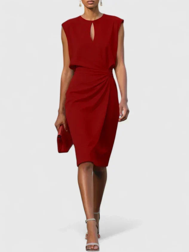 Draped Elegance Dress for Women