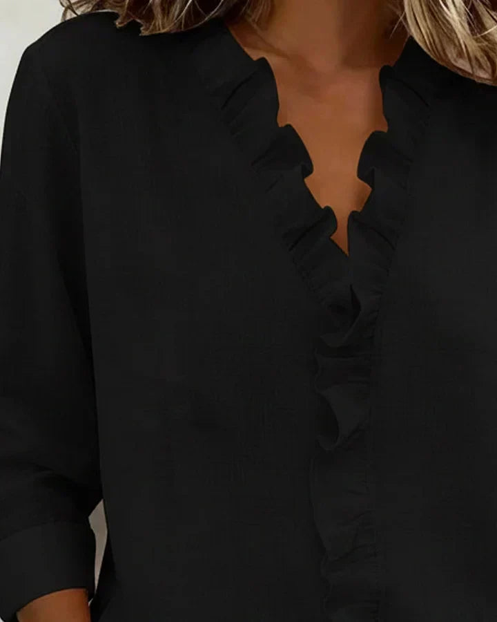 Ladies Lightweight V-Neck Blouse