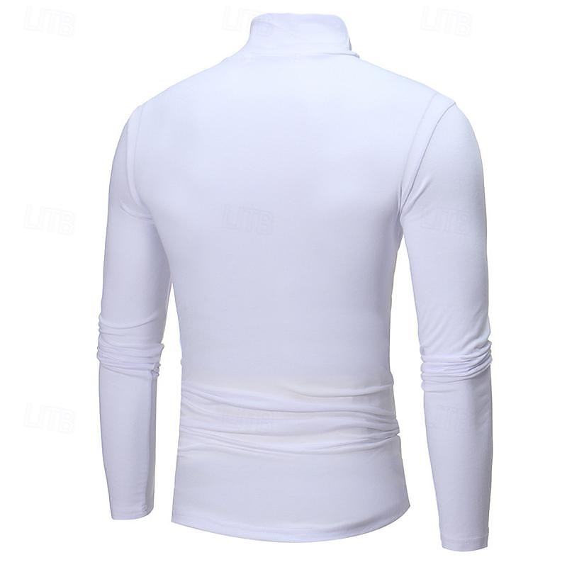 Long-Sleeve Turtleneck, Men's Refined Fit