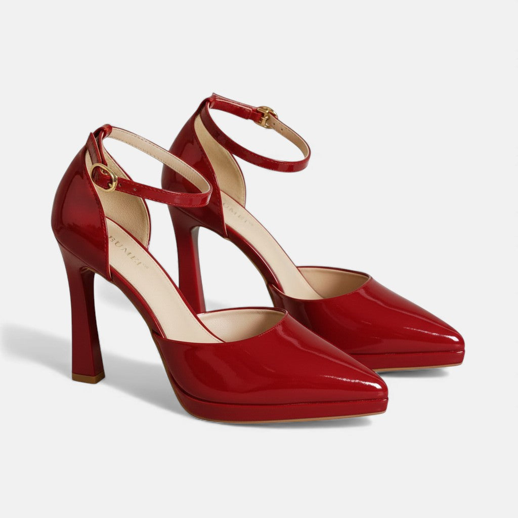 Stylish Ankle Strap Pointed Heels for Women