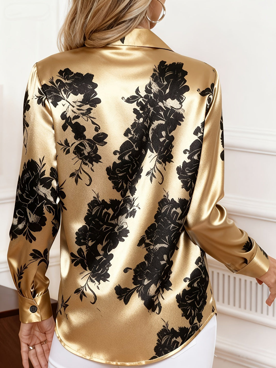 Floral Elegant Blouse for Women