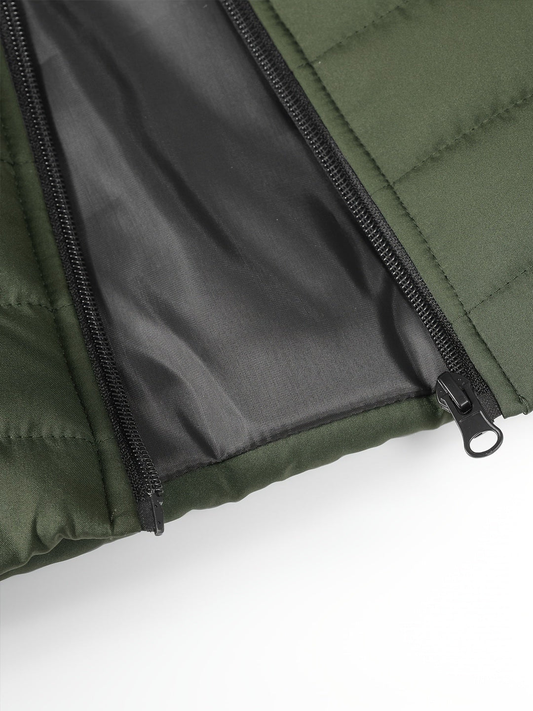 Quilted Stand-Collar Vest for Men, Plus Size