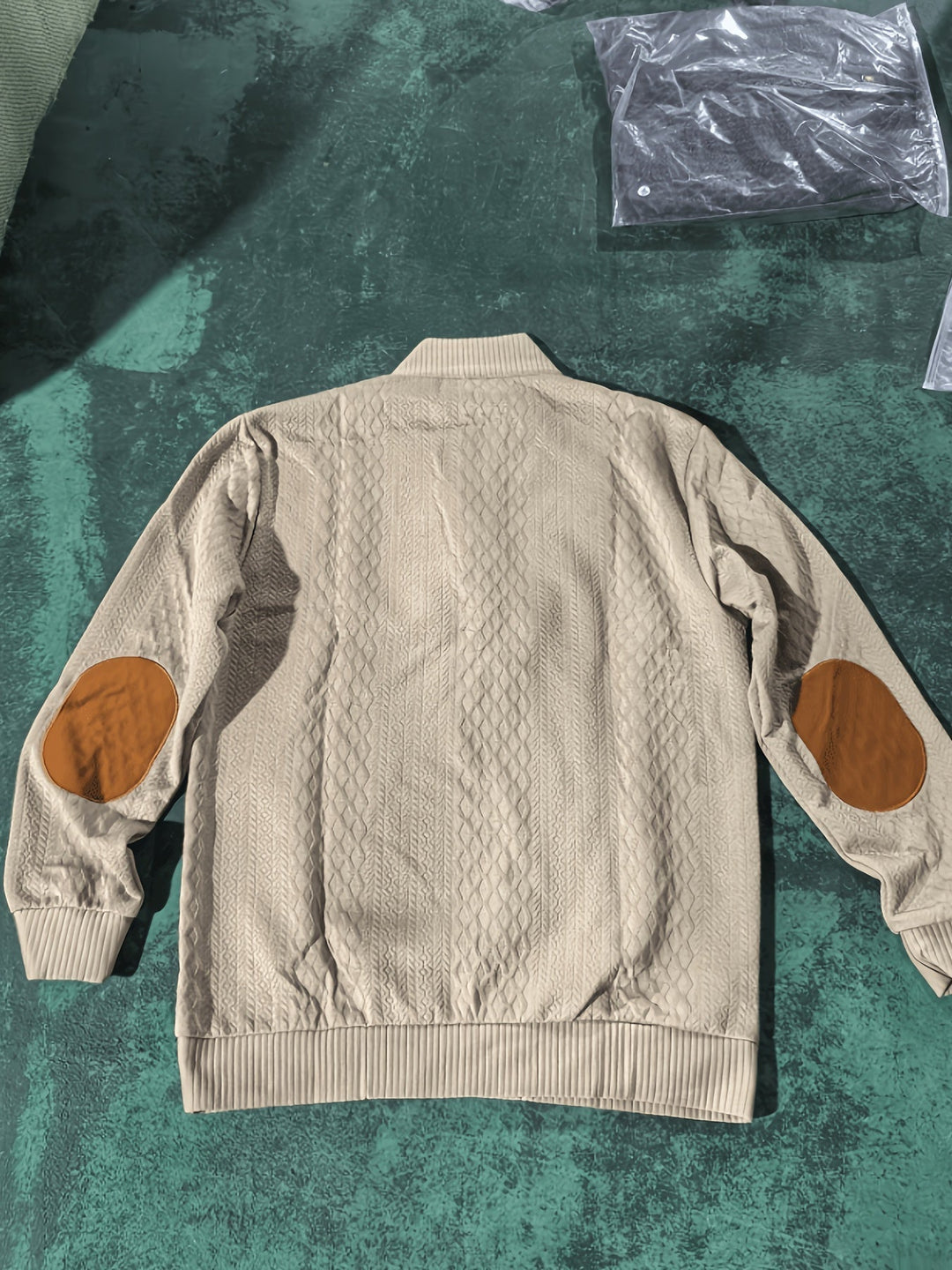 Stand Collar Button Henley Sweater for Men, Plus Size
