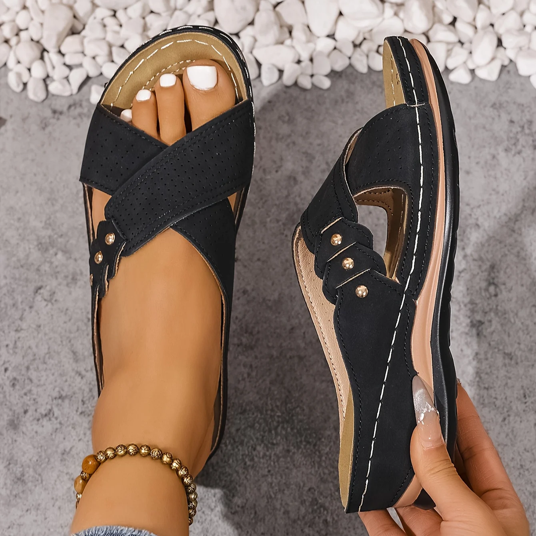 Premium Orthopedic Wedge Sandal, Arch Support