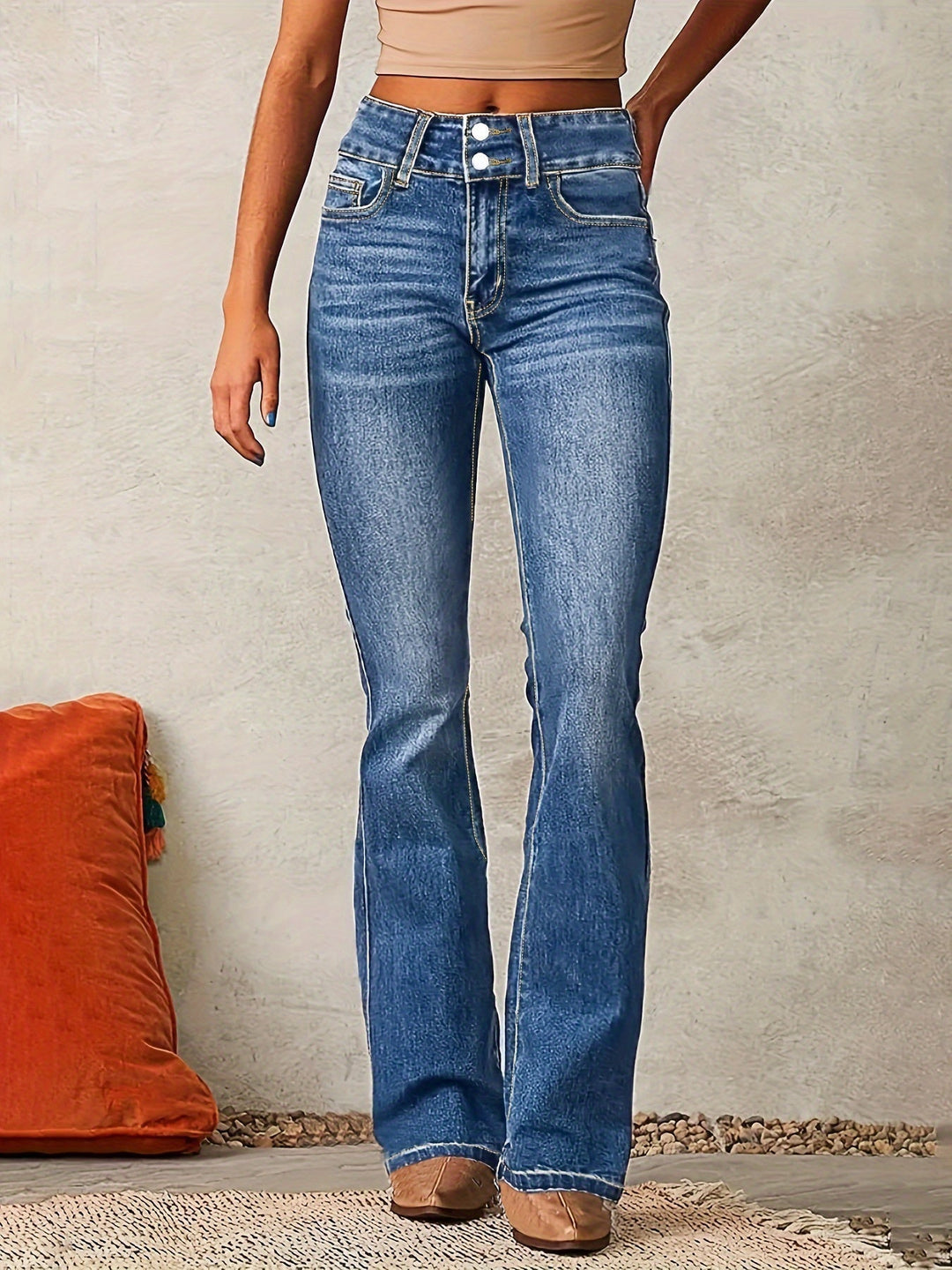 High-Waisted Wide-Leg Jeans for Women