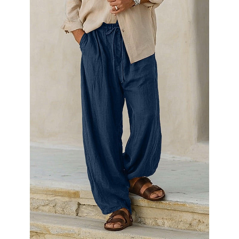 Drawstring Pants for Men, Relaxed Style