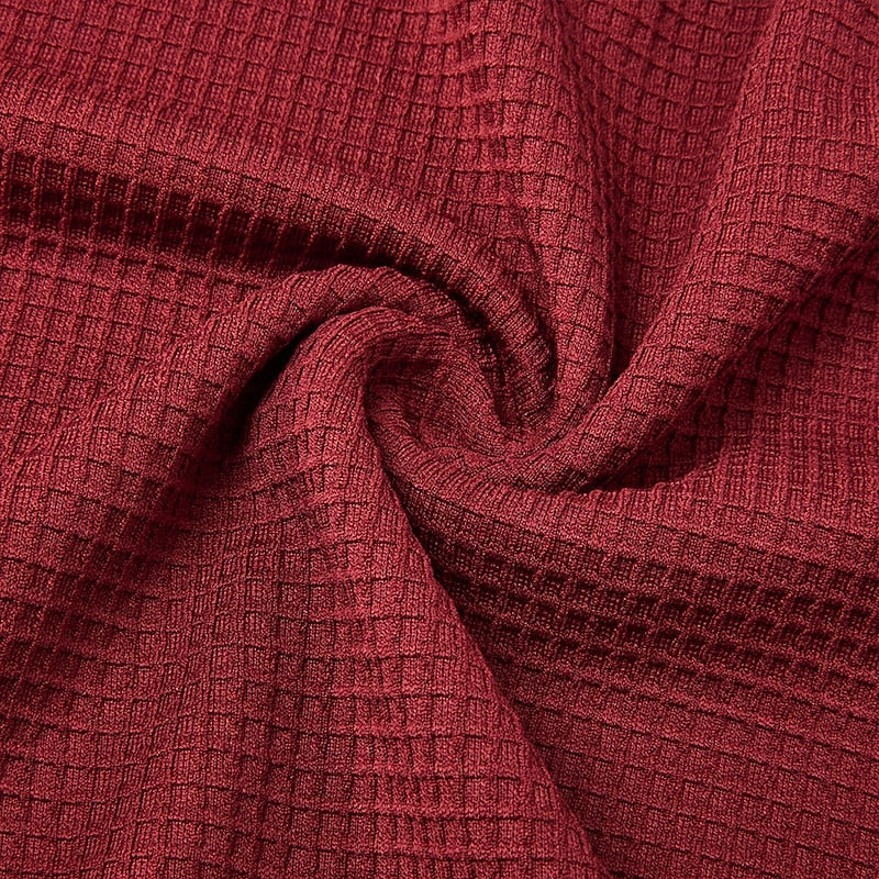 Quarter-Zip Textured Pullover for Men, Plus Size
