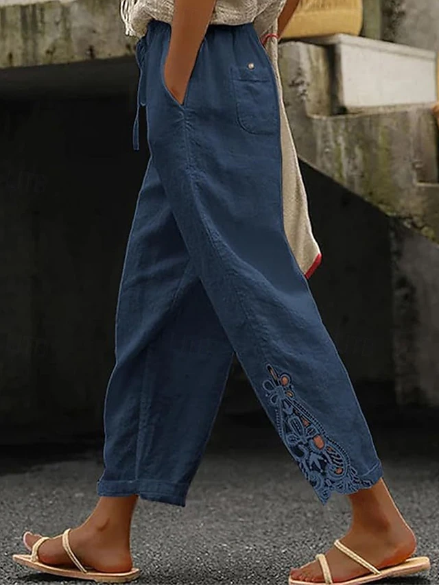 Cropped Pants, Women's Relaxed Fit