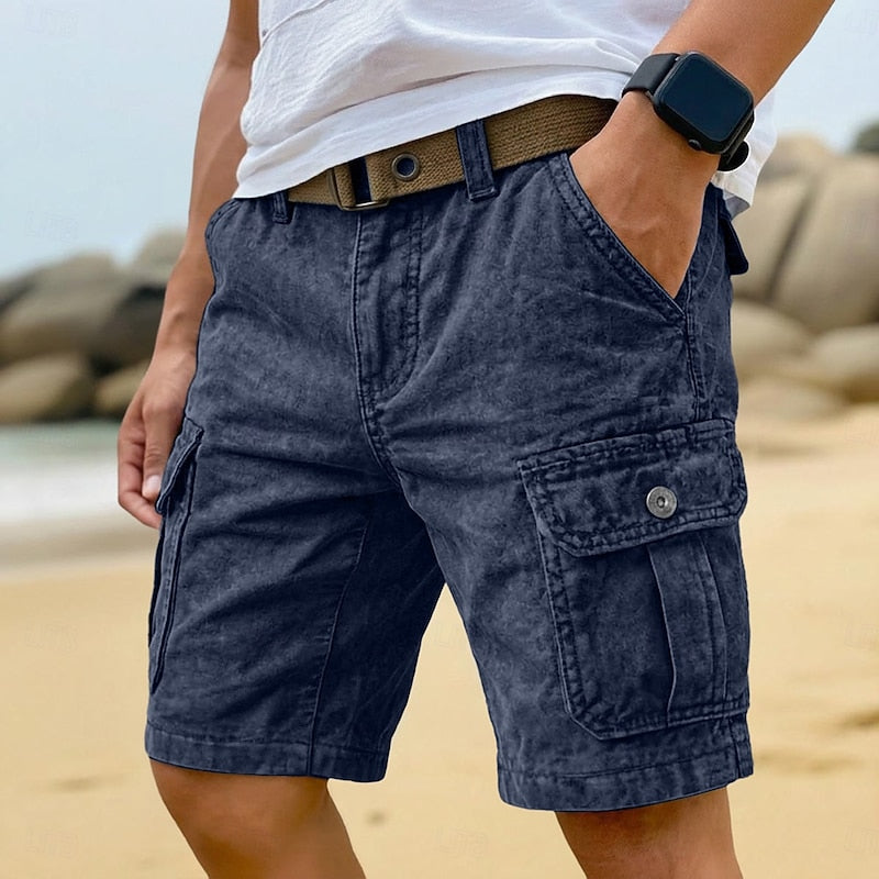 Rugged Cargo Shorts for Men, Plus Size