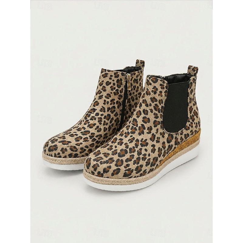 Wedge Ankle Boots, Women's Cozy Fit