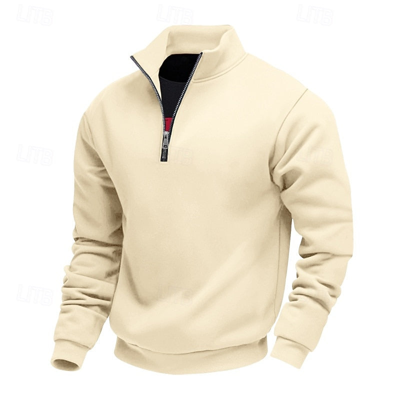 Quarter-Zip Sweatshirt, Men's Refined Fit