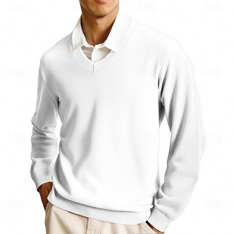 V-Neck Sweater, Men's Classic Fit