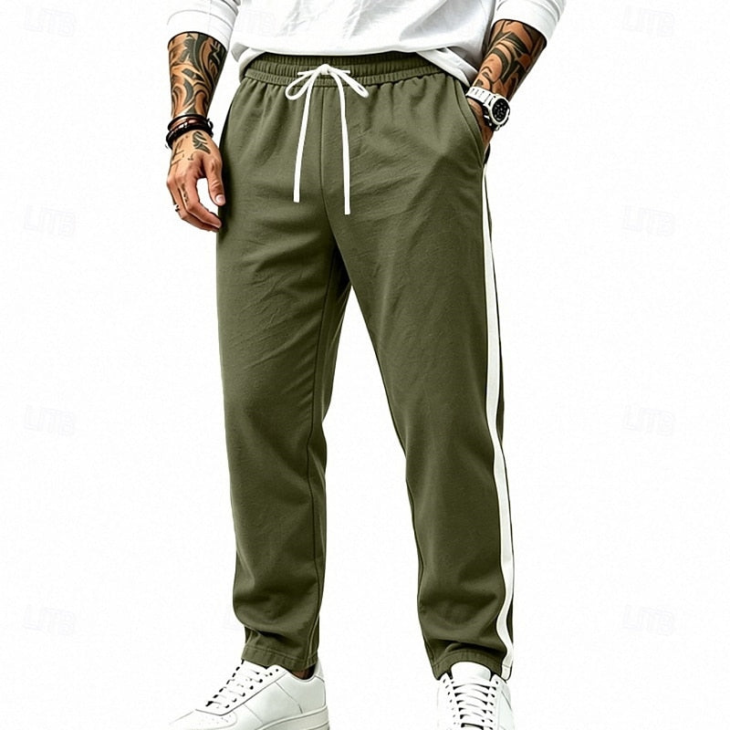 Men's Relaxed Side-Stripe Sweatpants