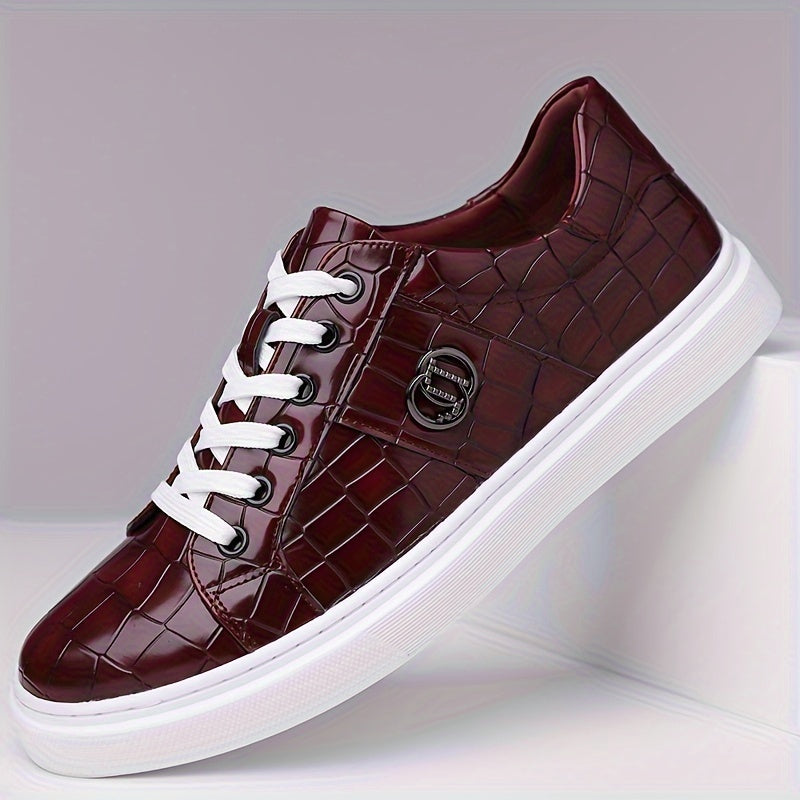 Refined Textured Sneakers for Men