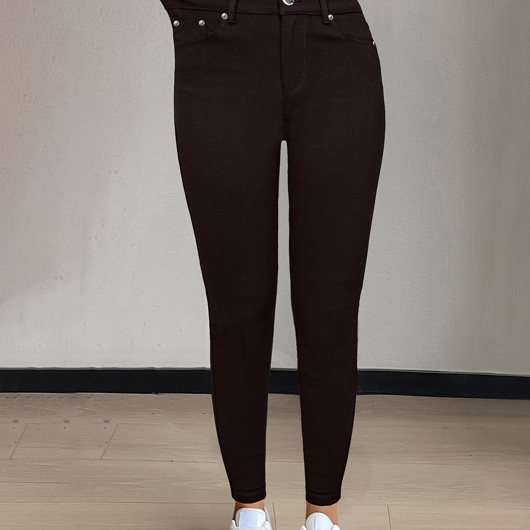 High-Waist Skinny Jeans for Women