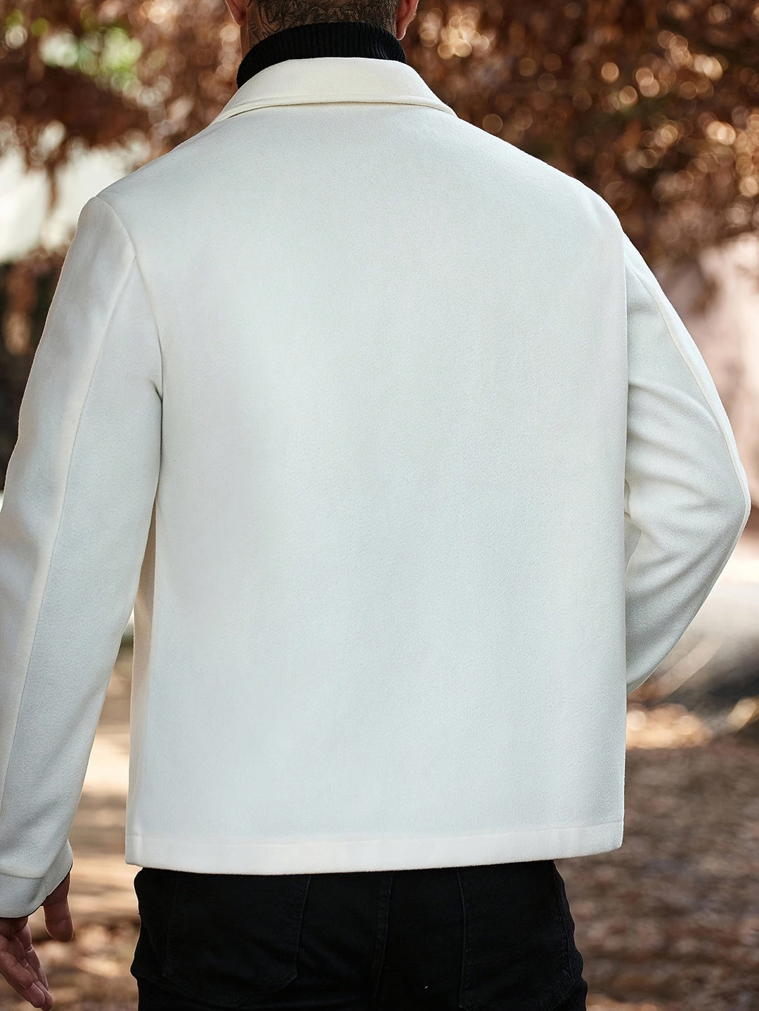 Contrast Overshirt for Men, Classic Style