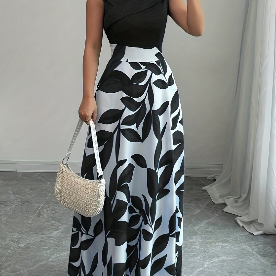 Floral Maxi Dress for Women, Elegant Style
