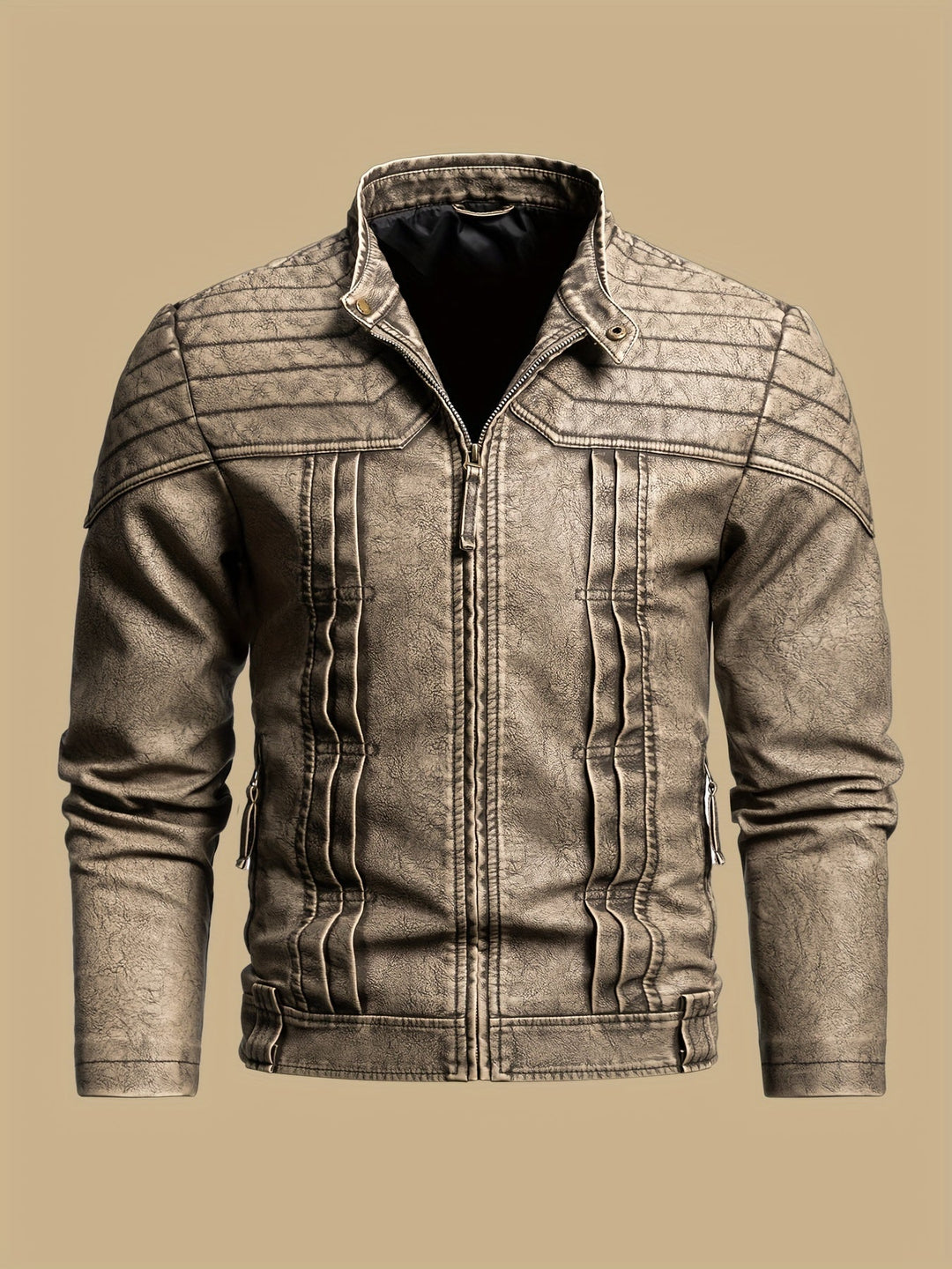 Moto Jacket for Men, Rugged Style