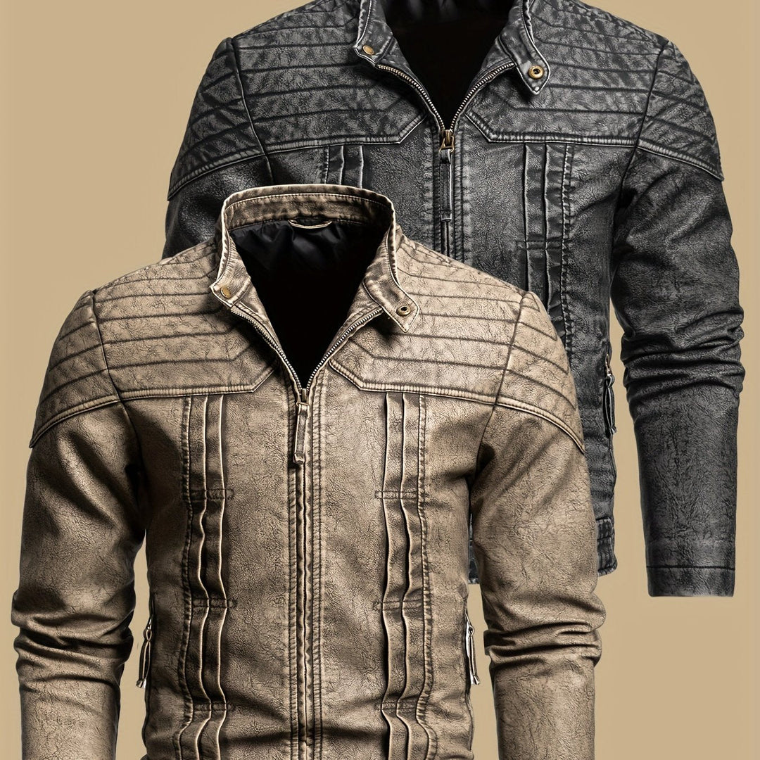 Moto Jacket for Men, Rugged Style