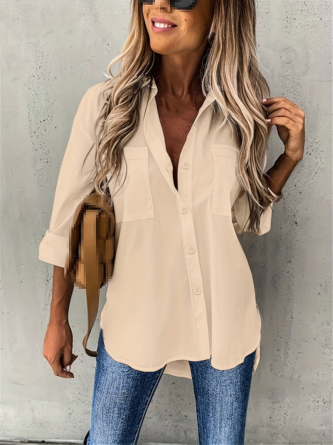 Button-Up Shirt, Women's Relaxed Fit