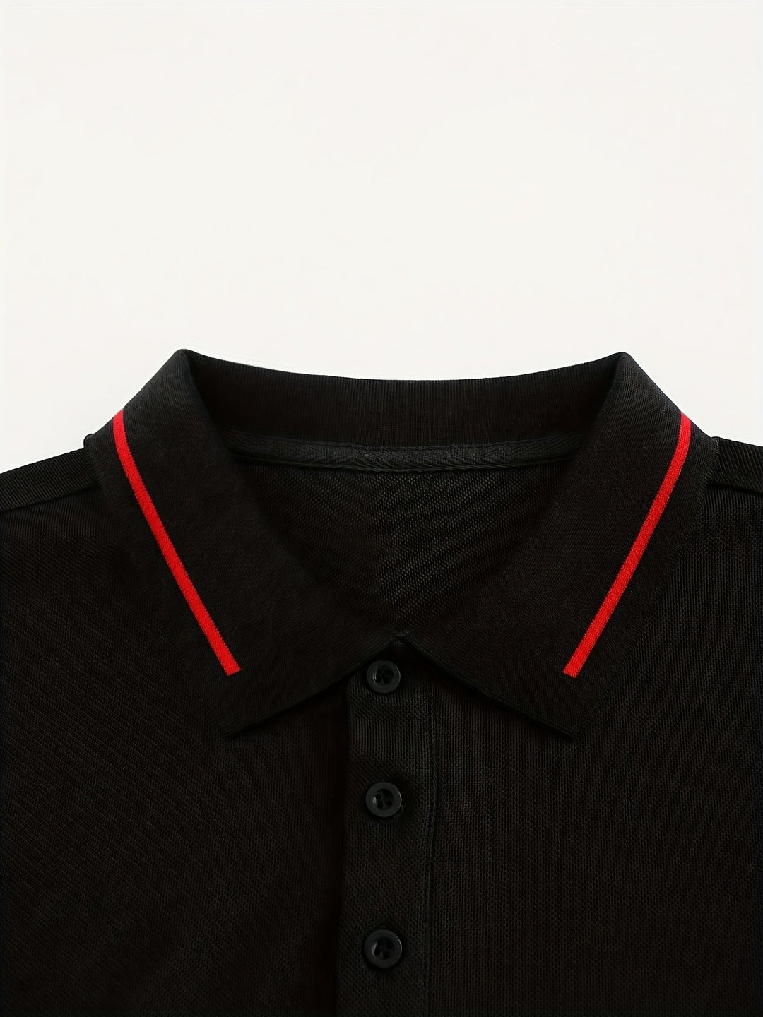 Long-Sleeve Polo Shirt for Men, Refined Style