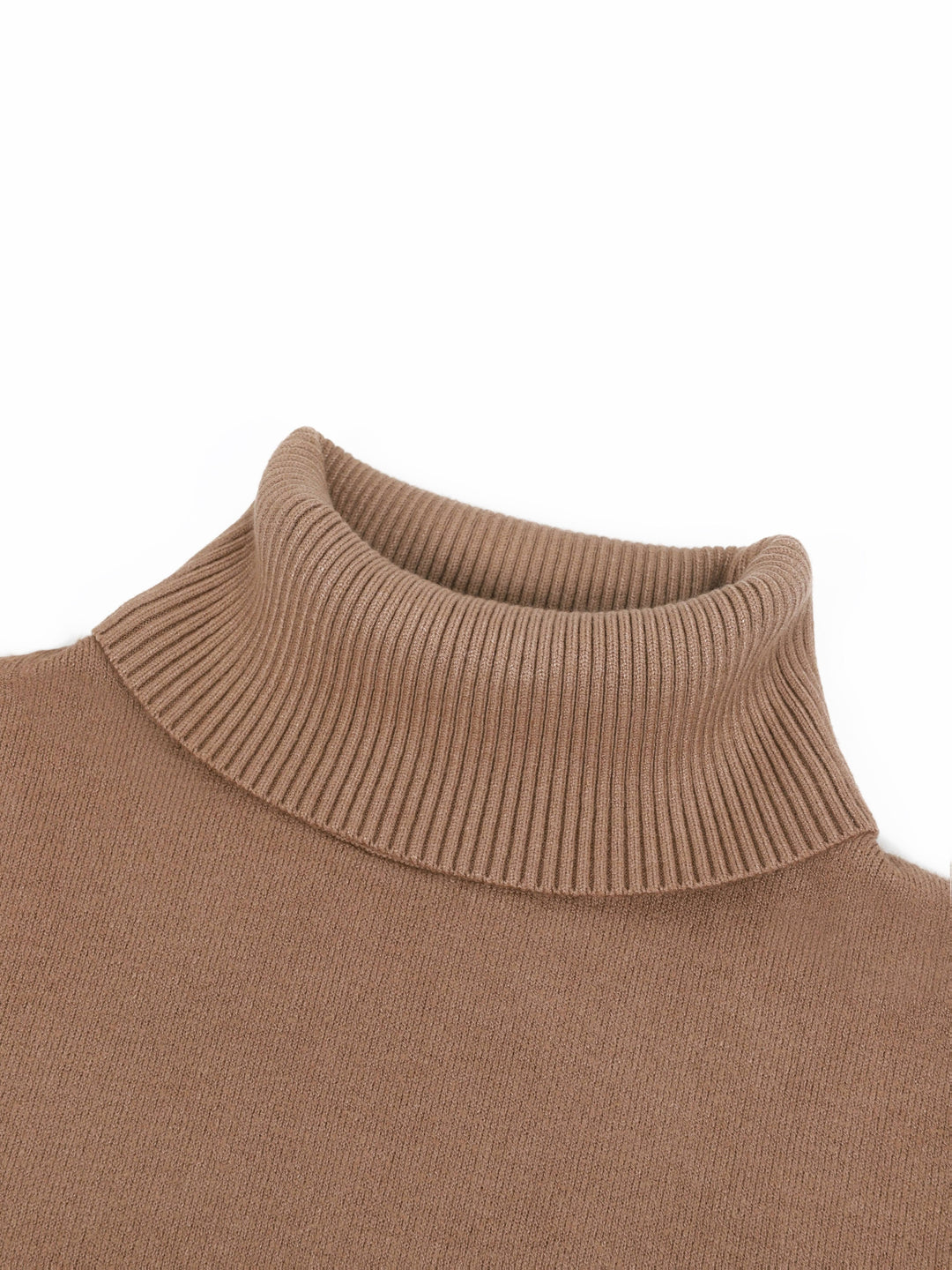 Lined High-Neck Sweater for Women, Cozy Style