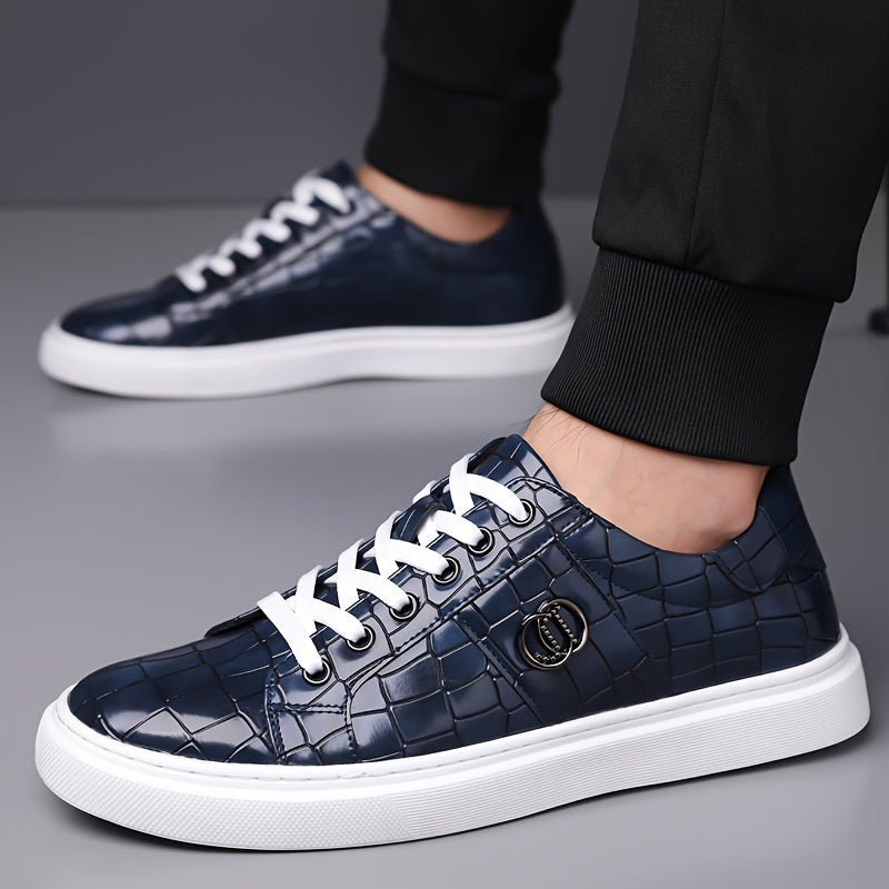 Refined Textured Sneakers for Men