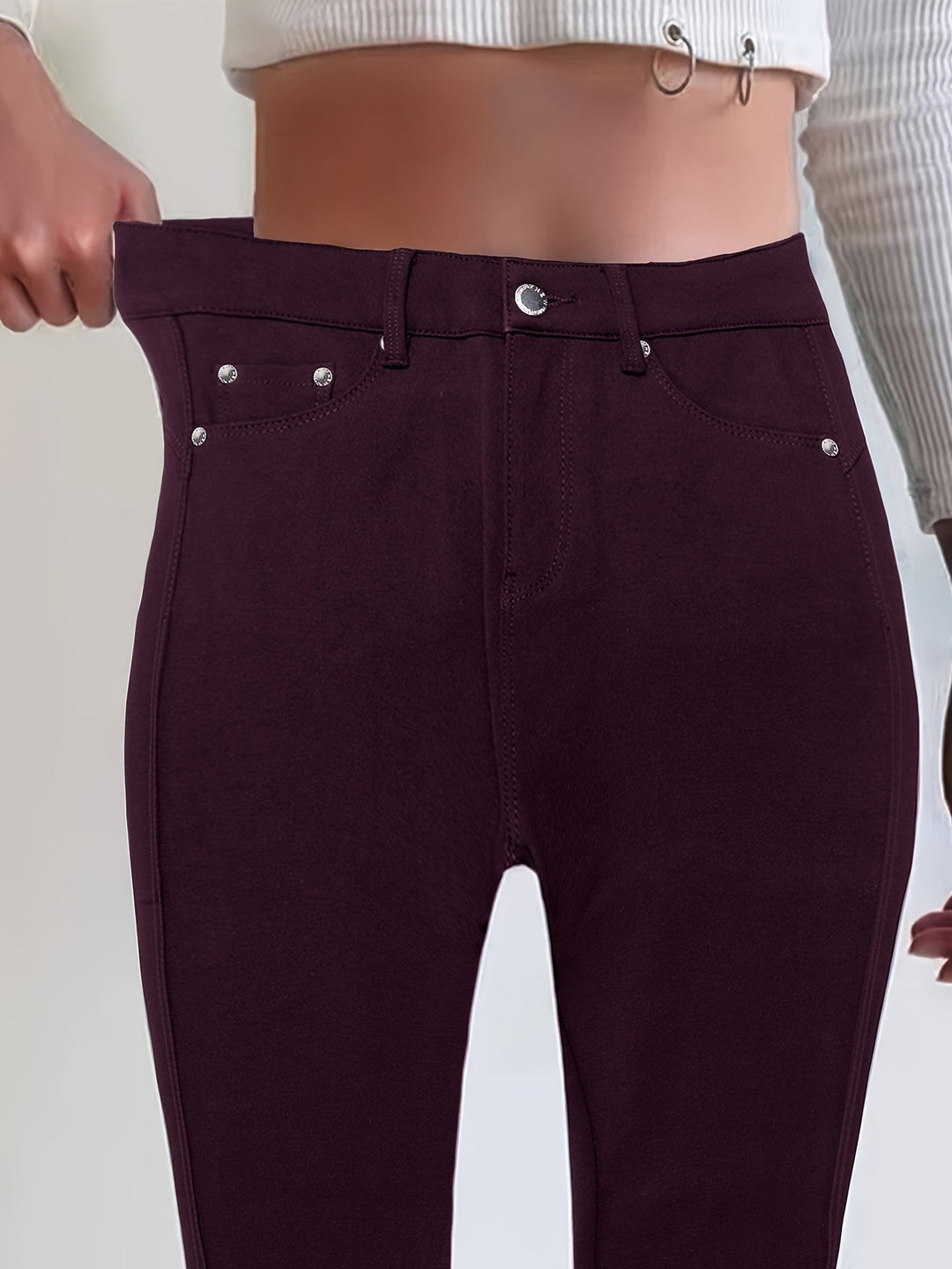 High-Waisted Skinny Jeans for Women